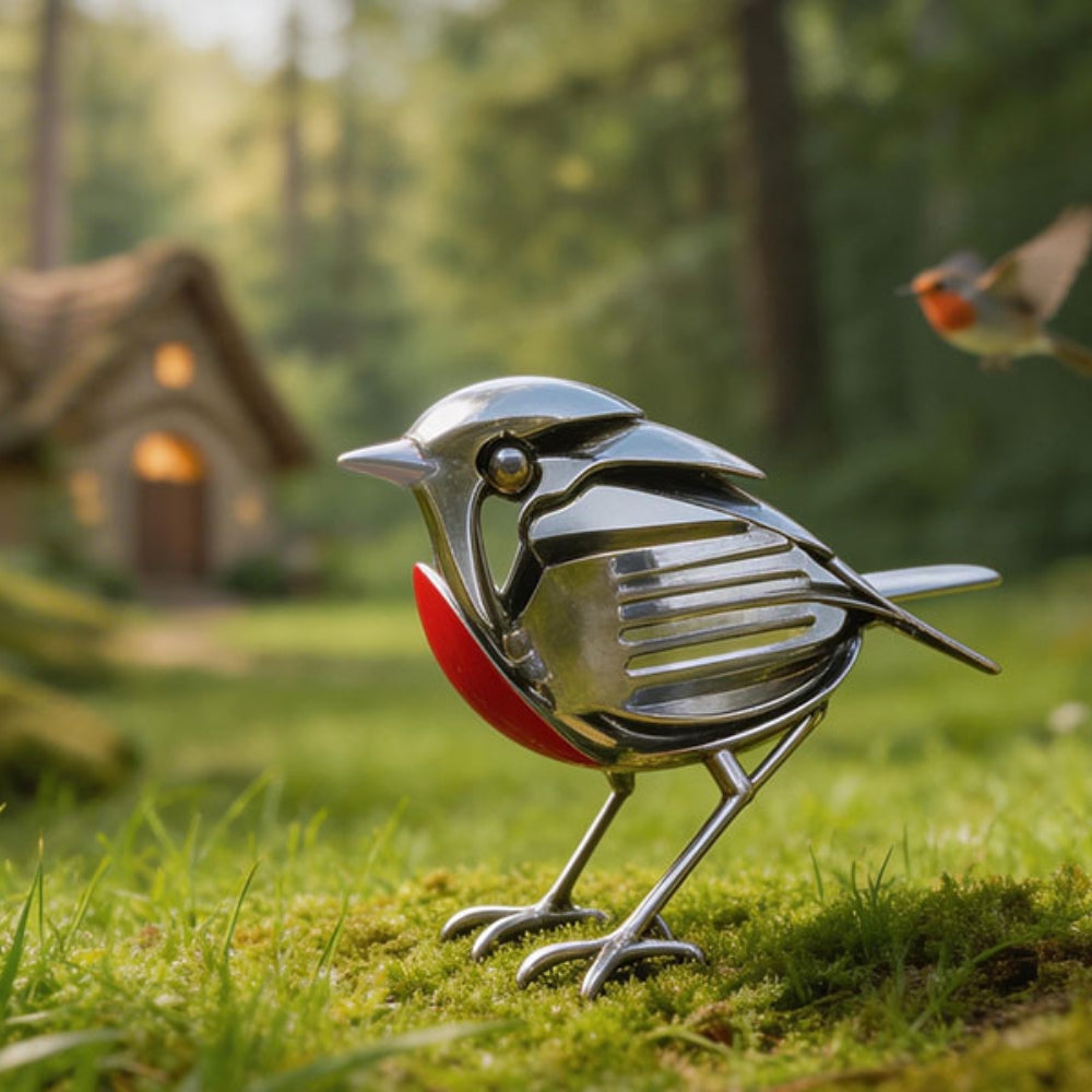 Cutlery robin detail