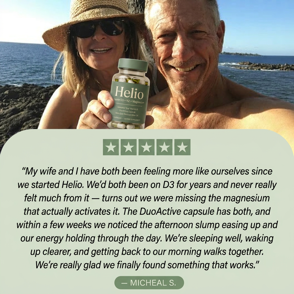 Helio DuoActive Capsule — D3 + K2 with the Magnesium That Activates It