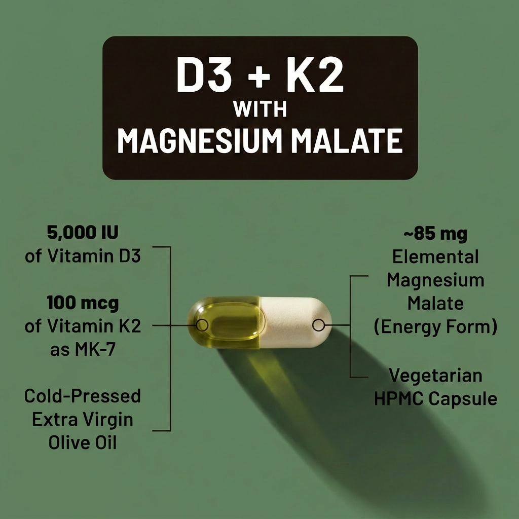 Helio DuoActive Capsule — D3 + K2 with the Magnesium That Activates It