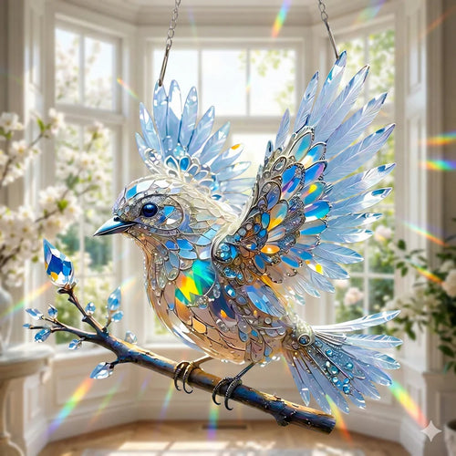 Handmade Glass Kingfisher